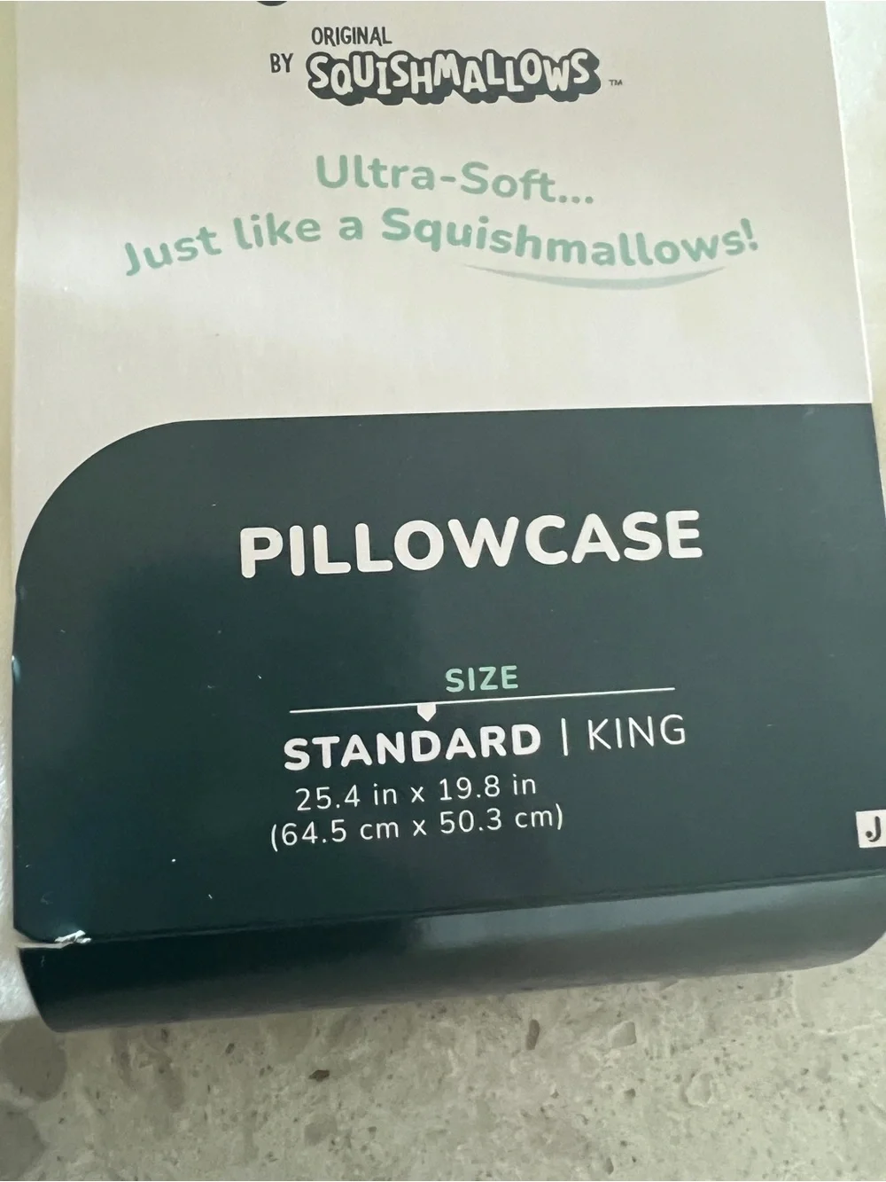 Squishpillow Ultra-Soft White Pillowcase - Standard